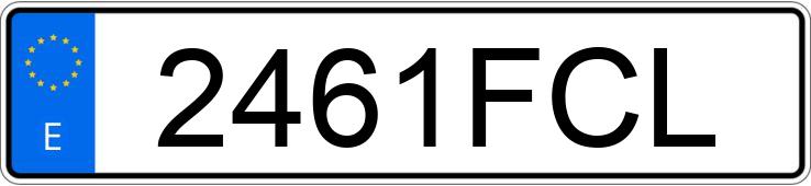 Numer rejestracyjny 2461FCL posiada JEEP CHEROKEE