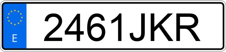 Numer rejestracyjny 2461JKR posiada BMW X5