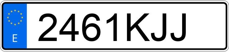 Numer rejestracyjny 2461KJJ posiada BENELLI TNT