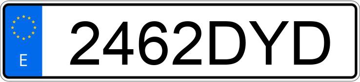 Numer rejestracyjny 2462DYD posiada CITROEN C4