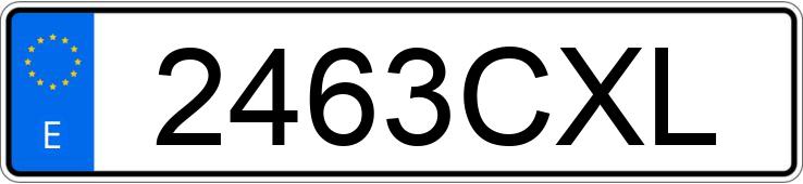 Numer rejestracyjny 2463CXL posiada FIAT STILO