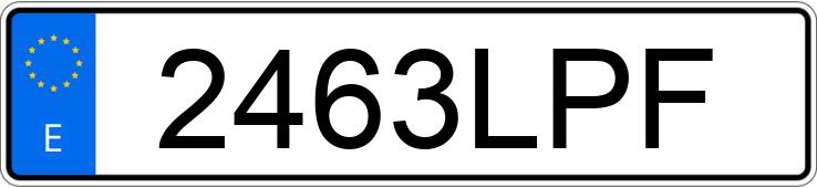 Numer rejestracyjny 2463LPF posiada CUPRA FORMENTOR