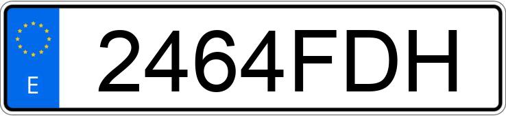 Numer rejestracyjny 2464FDH posiada VOLKSWAGEN TOUAREG