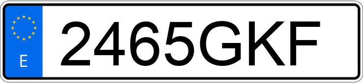 Numer rejestracyjny 2465GKF posiada SUZUKI INTRUDER 250