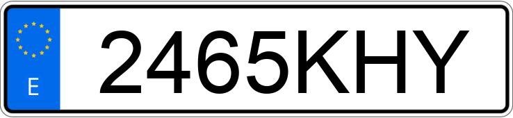 Numer rejestracyjny 2465KHY posiada FIAT 500 1.2 COLLEZIONE