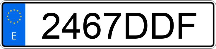 Numer rejestracyjny 2467DDF posiada CITROEN C3 1.4 HDI X