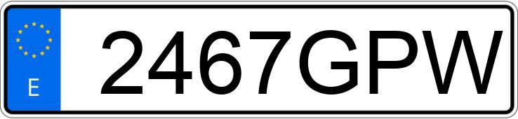 Numer rejestracyjny 2467GPW posiada MINI MINI