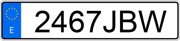 O número de registro 2467JBW tem TOYOTA AURIS ACTIVE 1.4 D-4D 90D