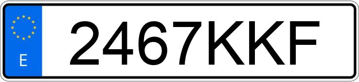 Numer rejestracyjny 2467KKF posiada NISSAN X-TRAIL