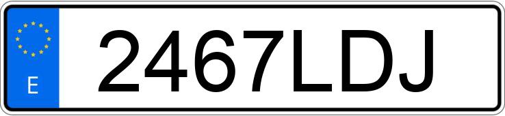 Numer rejestracyjny 2467LDJ posiada RENAULT GRAND SCENIC