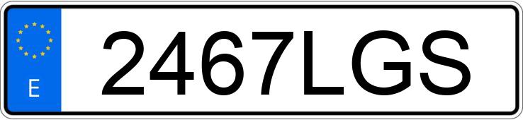 Numer rejestracyjny 2467LGS posiada MAZDA CX-30