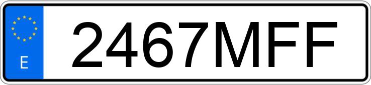 Numer rejestracyjny 2467MFF posiada CITROEN C3