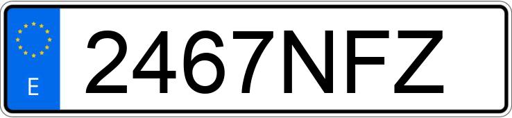 Numer rejestracyjny 2467NFZ posiada HYUNDAI I20
