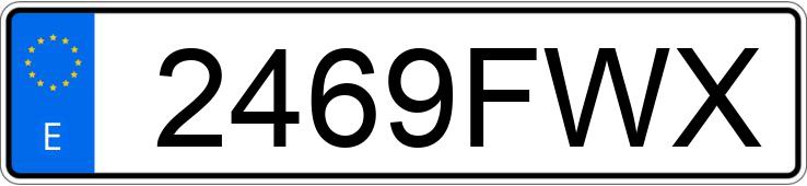 Numer rejestracyjny 2469FWX posiada SEAT LEON Numer rejestracyjny 2469FWX posiada SEAT LEON