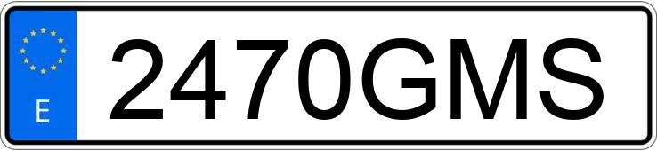 Numer rejestracyjny 2470GMS posiada SUZUKI INTRUDER 125