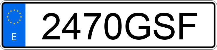 Numer rejestracyjny 2470GSF posiada RENAULT GRAND KANGOO