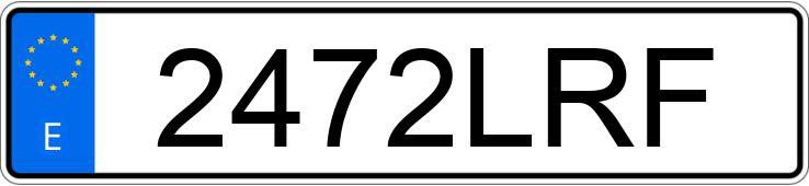 Numer rejestracyjny 2472LRF posiada FORD RANGER