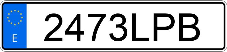 Numer rejestracyjny 2473LPB posiada MAZDA MAZDA6