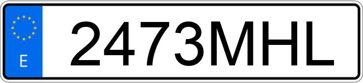 Numer rejestracyjny 2473MHL posiada AUDI A3 SPORTBACK