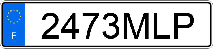 Numer rejestracyjny 2473MLP posiada RENAULT EXPRESS