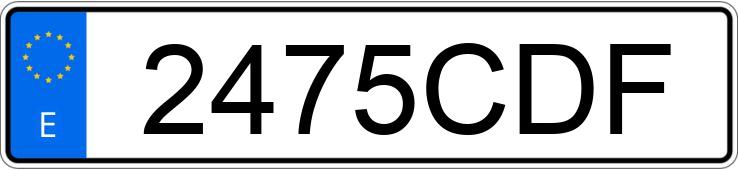 Numer rejestracyjny 2475CDF posiada AUDI A6 Numer rejestracyjny 2475CDF posiada AUDI A6