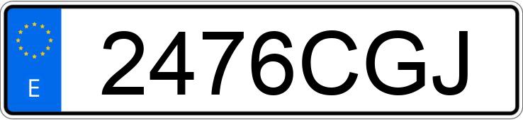 Numer rejestracyjny 2476CGJ posiada OPEL ZAFIRA Numer rejestracyjny 2476CGJ posiada OPEL ZAFIRA