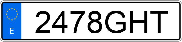 Numer rejestracyjny 2478GHT posiada MERCEDES A (168-169)