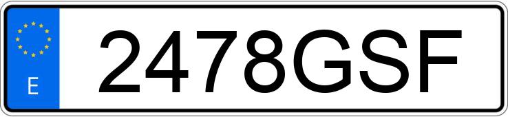 Numer rejestracyjny 2478GSF posiada MERCEDES VITO Numer rejestracyjny 2478GSF posiada MERCEDES VITO