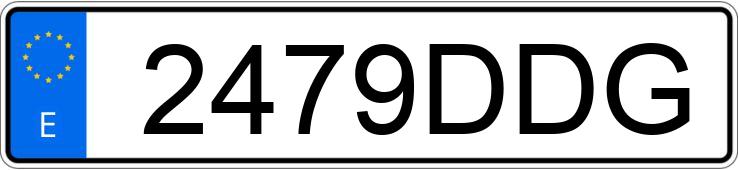 Numer rejestracyjny 2479DDG posiada NISSAN CABSTAR