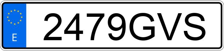 Numer rejestracyjny 2479GVS posiada YAMAHA YP 250 MAJESTY