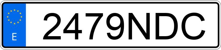 Numer rejestracyjny 2479NDC posiada PEUGEOT 2008 Numer rejestracyjny 2479NDC posiada PEUGEOT 2008
