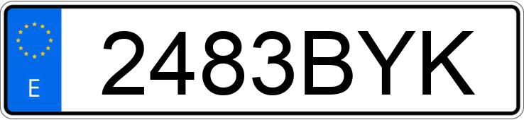 Numer rejestracyjny 2483BYK posiada MERCEDES SLK (170-171) Numer rejestracyjny 2483BYK posiada MERCEDES SLK (170-171)