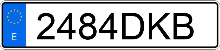 Numer rejestracyjny 2484DKB posiada RENAULT SCENIC Numer rejestracyjny 2484DKB posiada RENAULT SCENIC