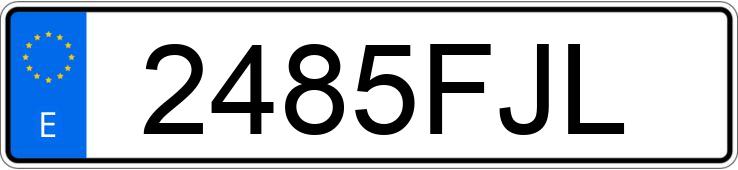 Numer rejestracyjny 2485FJL posiada SKODA FABIA Numer rejestracyjny 2485FJL posiada SKODA FABIA