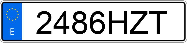 Numer rejestracyjny 2486HZT posiada KIA CEED Numer rejestracyjny 2486HZT posiada KIA CEED