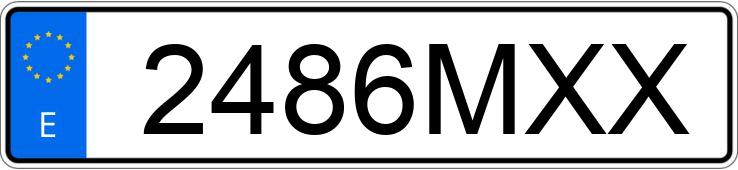 Numer rejestracyjny 2486MXX posiada FORD FOCUS Numer rejestracyjny 2486MXX posiada FORD FOCUS