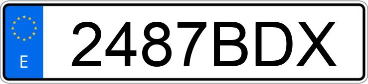 Numer rejestracyjny 2487BDX posiada SEAT CORDOBA Numer rejestracyjny 2487BDX posiada SEAT CORDOBA