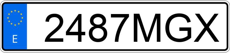 Numer rejestracyjny 2487MGX posiada HYUNDAI I20