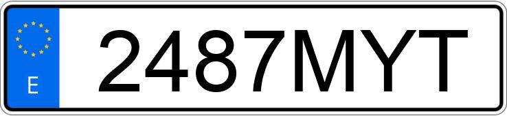 Numer rejestracyjny 2487MYT posiada SEAT ATECA