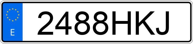 Numer rejestracyjny 2488HKJ posiada OPEL INSIGNIA