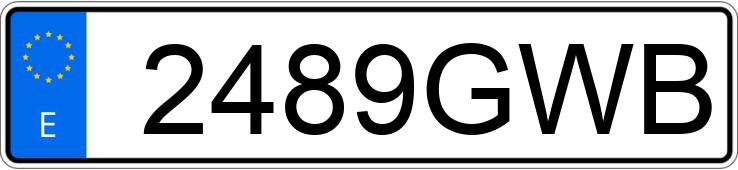 Numer rejestracyjny 2489GWB posiada RENAULT CLIO Numer rejestracyjny 2489GWB posiada RENAULT CLIO