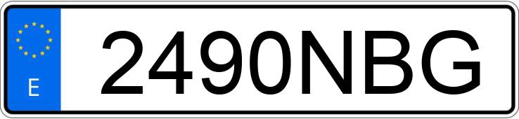 Numer rejestracyjny 2490NBG posiada HONDA CB 500 Numer rejestracyjny 2490NBG posiada HONDA CB 500