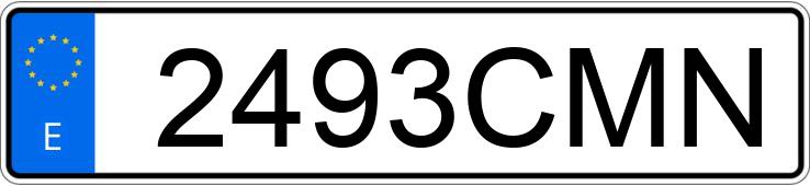 Numer rejestracyjny 2493CMN posiada MITSUBISHI MONTERO Numer rejestracyjny 2493CMN posiada MITSUBISHI MONTERO