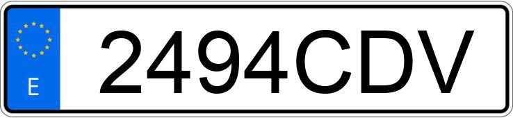 Numer rejestracyjny 2494CDV posiada BMW SERIE 3 Numer rejestracyjny 2494CDV posiada BMW SERIE 3