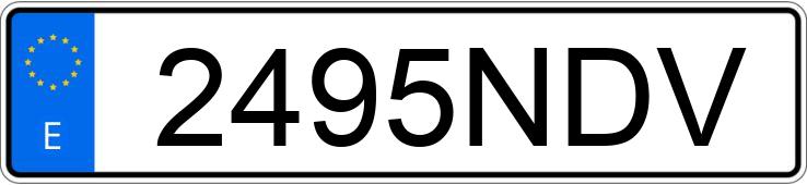 Numer rejestracyjny 2495NDV posiada CITROEN BERLINGO Numer rejestracyjny 2495NDV posiada CITROEN BERLINGO