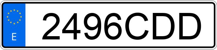 Numer rejestracyjny 2496CDD posiada AUDI A4 Numer rejestracyjny 2496CDD posiada AUDI A4