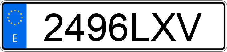 Numer rejestracyjny 2496LXV posiada AUDI Q3 SPORTBACK Numer rejestracyjny 2496LXV posiada AUDI Q3 SPORTBACK