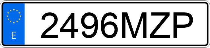 Numer rejestracyjny 2496MZP posiada HONDA JAZZ