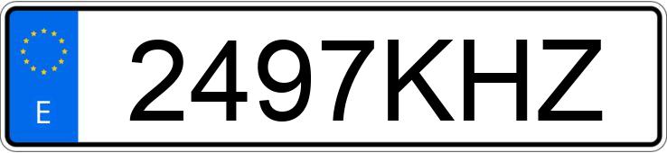 Numer rejestracyjny 2497KHZ posiada AUDI A4 Numer rejestracyjny 2497KHZ posiada AUDI A4
