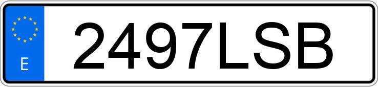 Numer rejestracyjny 2497LSB posiada LAND ROVER RANGE ROVER SPORT
